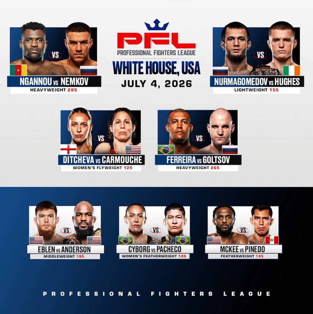 PFL, White House, UFC, Donald Trump